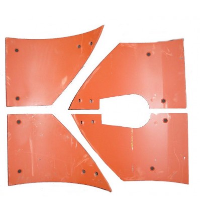 Tole D'Usure Type MACHINES BRINKMANN Avec Trou Central Le Jeu De 4 Tôles
