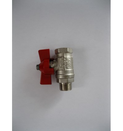 Vanne Mini Papillon M/F 3/8"